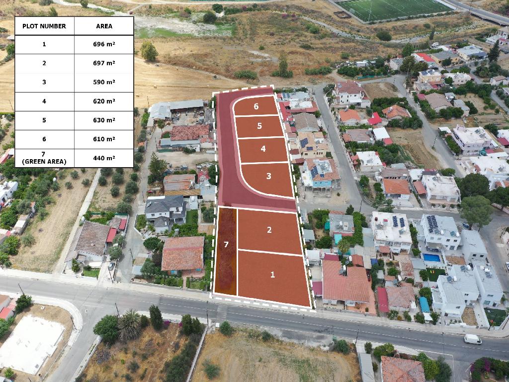 Plots under division - Pano Deftera, Nicosia