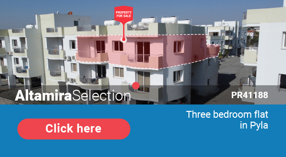 PR41188 - Three bedrooms flat in Pyla